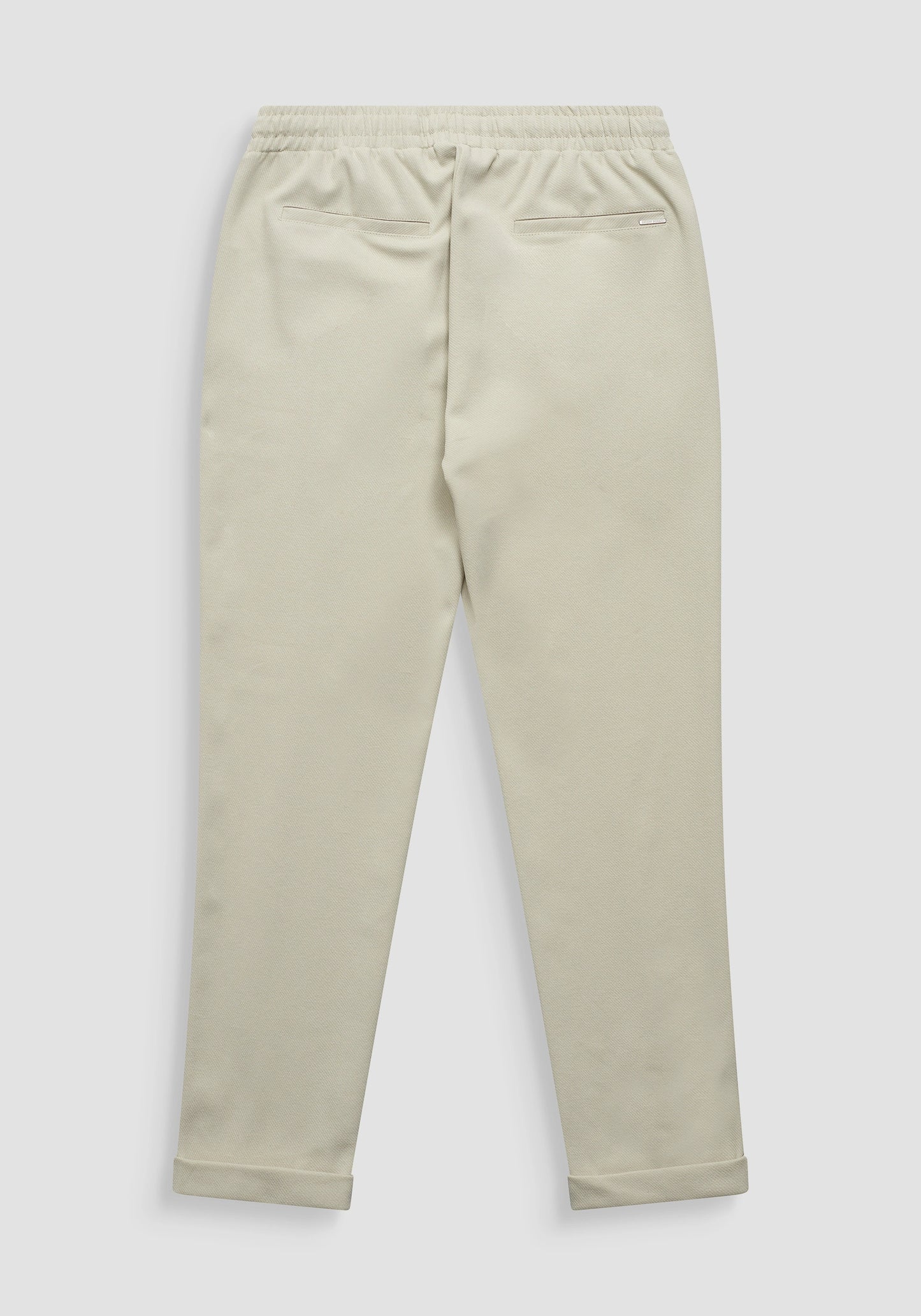 PANTALON REGULAR FIT « CODY » EN SERGÉ DE COTON ÉLASTIQUE