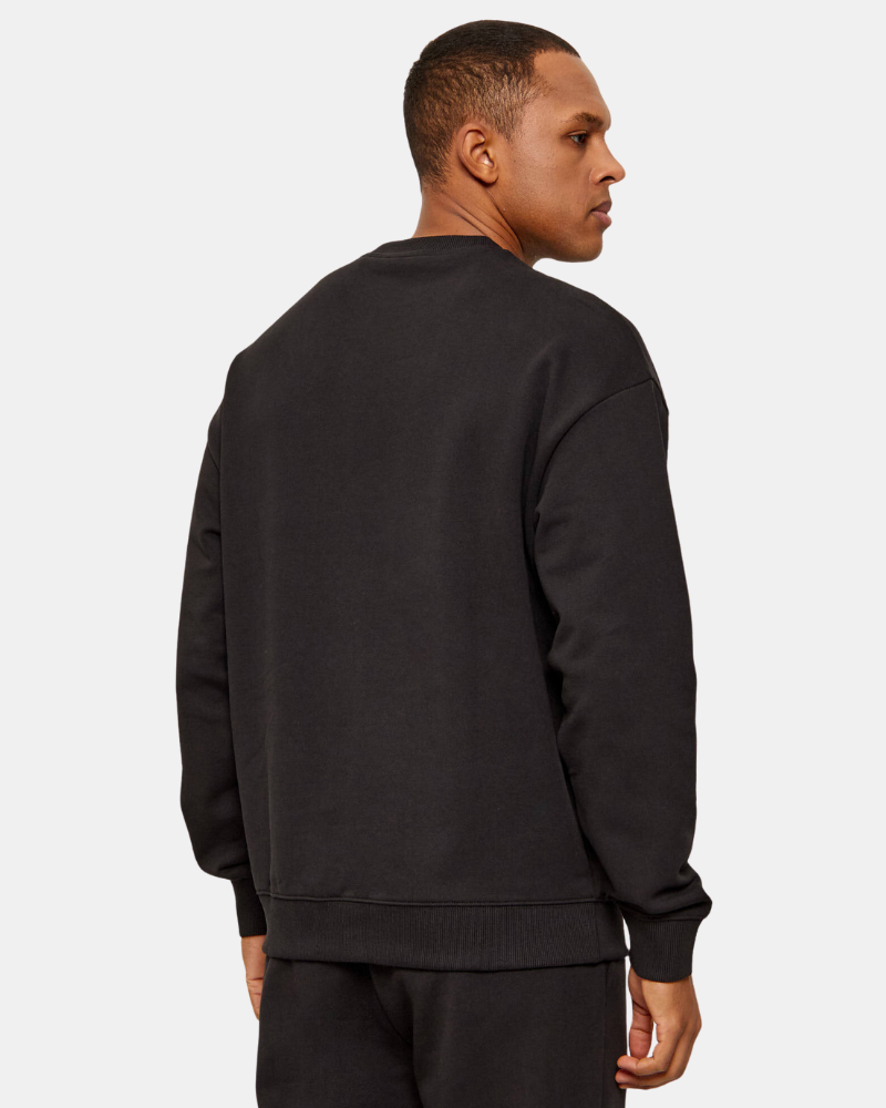 Sweat en molleton de coton avec patch logo écaille de tortue