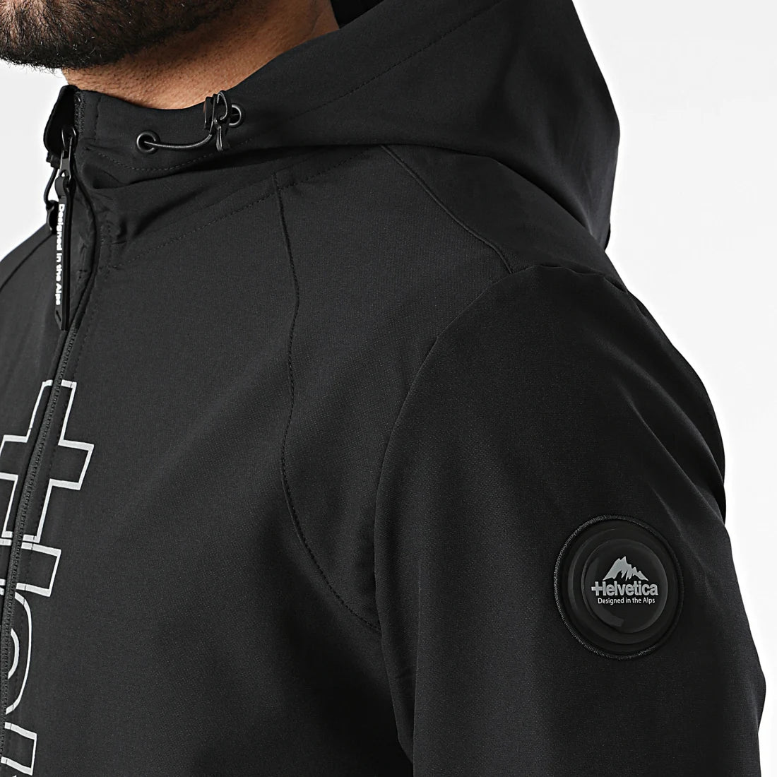 Veste Capuche Zippée Bahia Noir