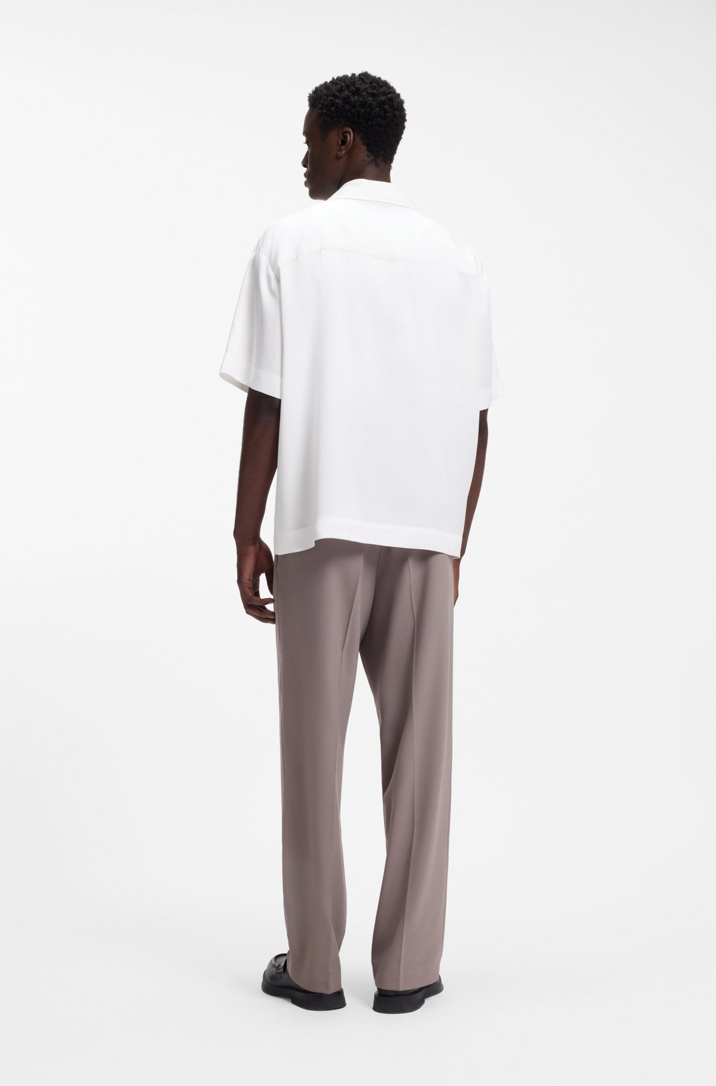 Chemise Oversize avec finitions à logo revisité HUGO BOSS