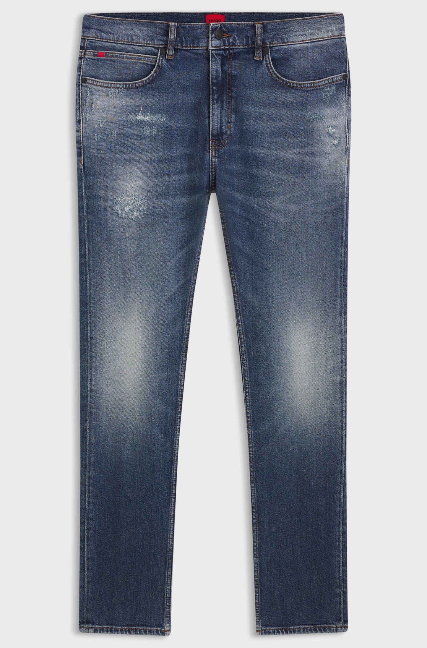 Jean en denim stretch bleu foncé confortable 708