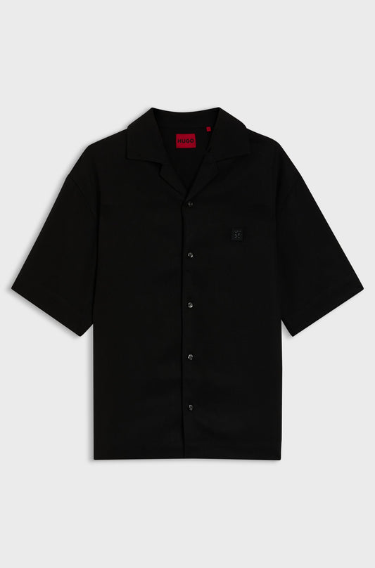 Chemise Oversize avec finitions à logo revisité HUGO BOSS