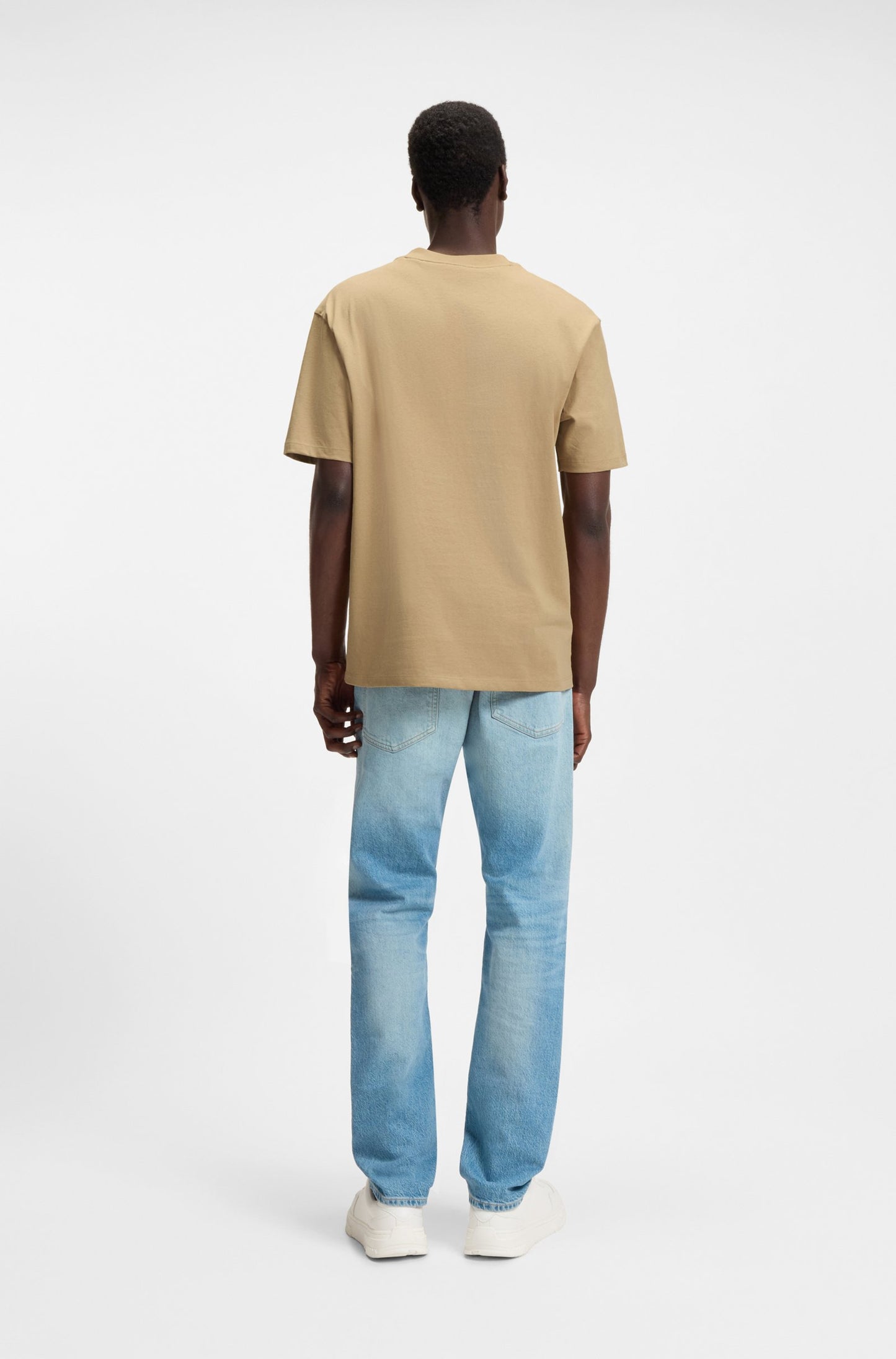 T-shirt décontracté en coton à logo imprimé