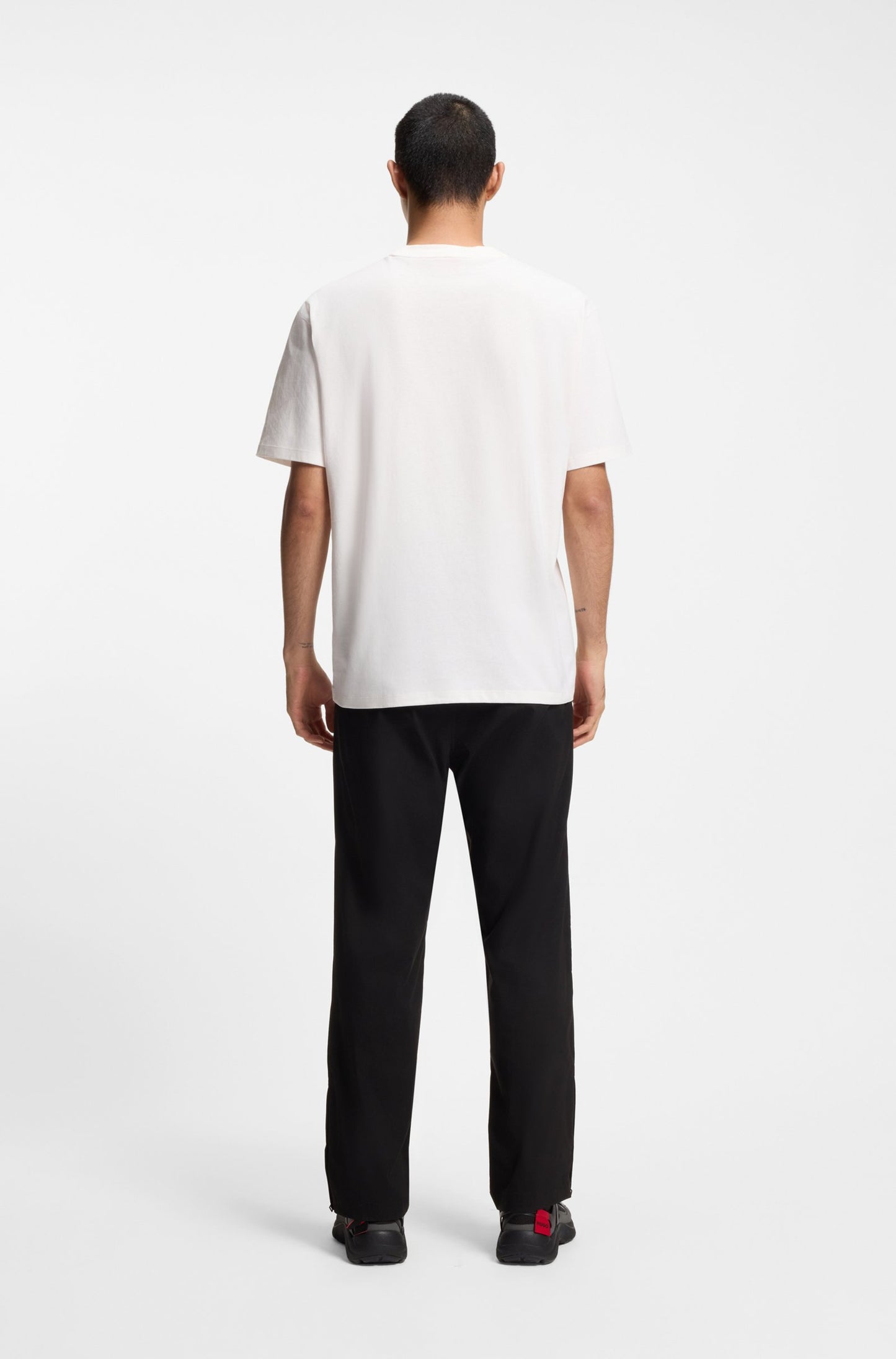 T-shirt décontracté en coton à logo imprimé