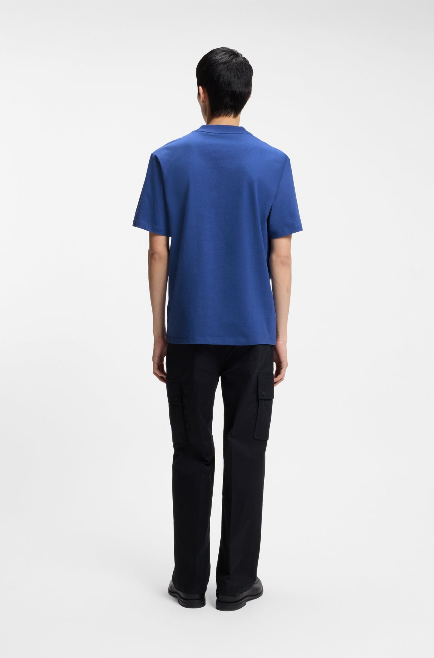 T-shirt décontracté en coton à logo imprimé