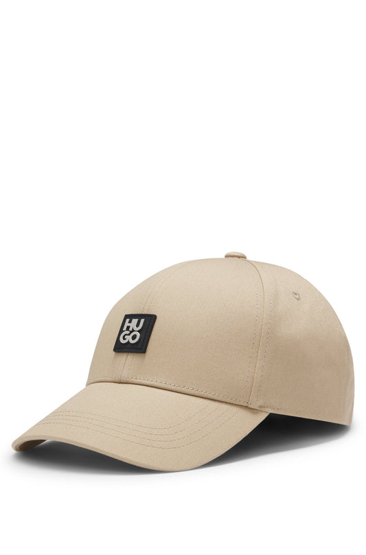 Casquette en twill de coton à logo revisité