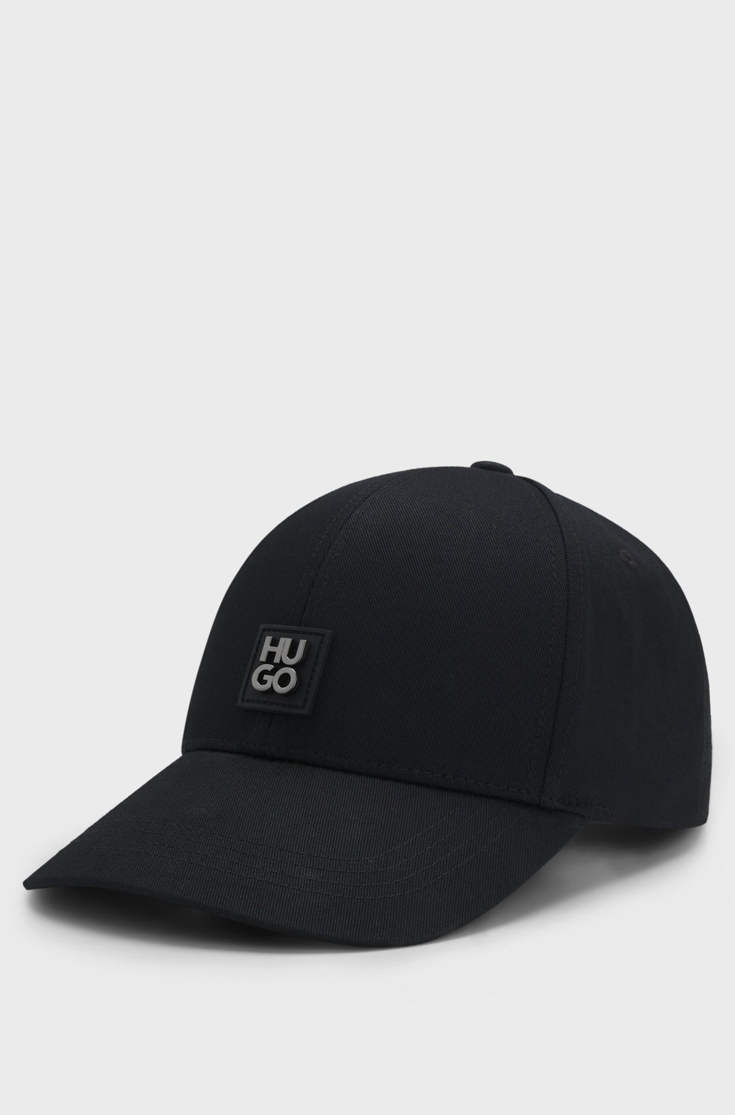 Casquette en twill de coton à logo revisité