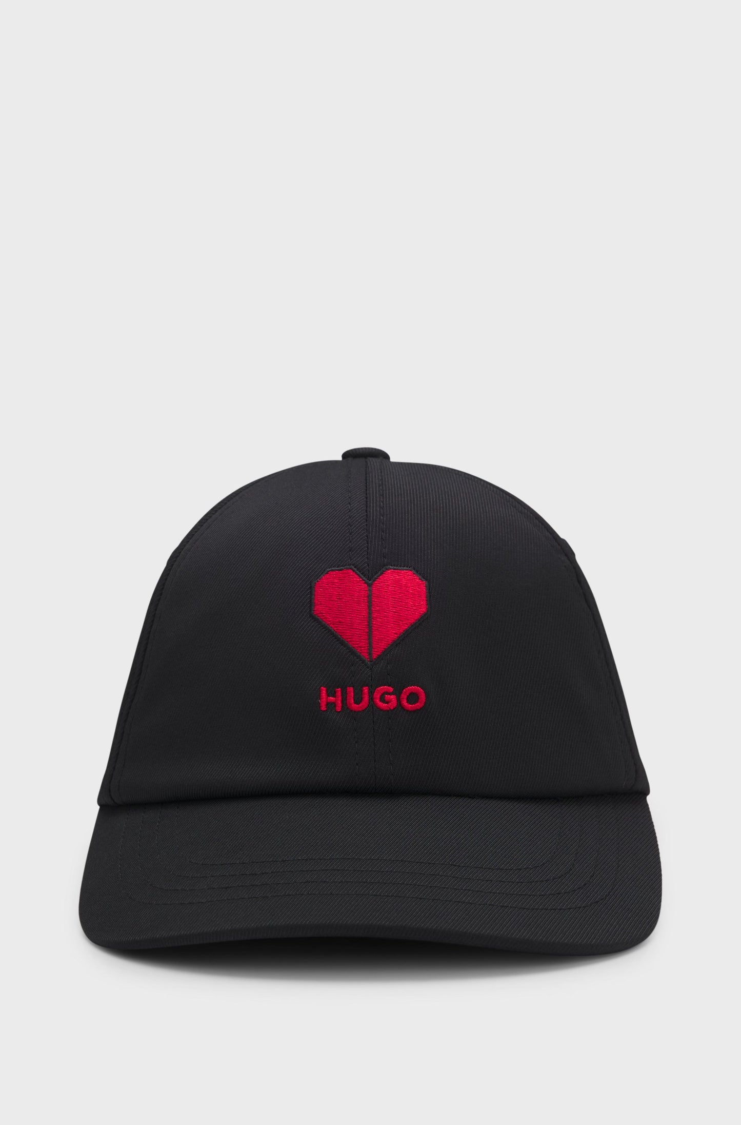 Casquette en twill stretch avec logo brodé