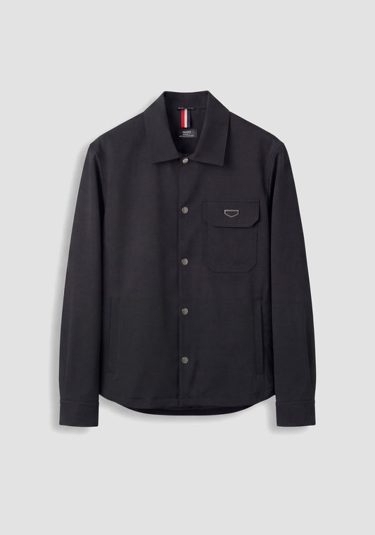 CHEMISE REGULAR FIT « TIRANA » EN VISCOSE MÉLANGÉE COMPOUND ÉLASTIQUE