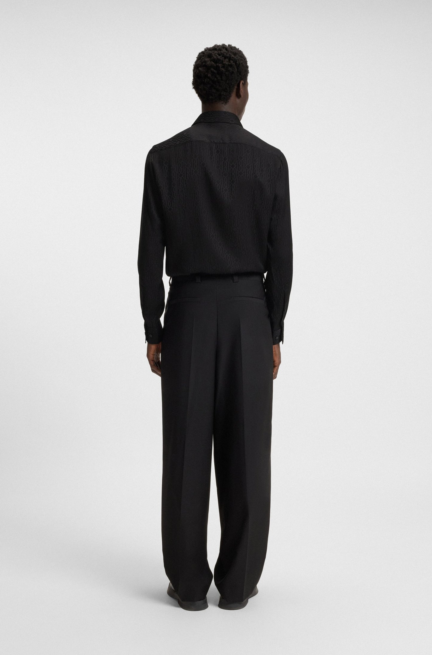 Chemise Slim à motif jacquard