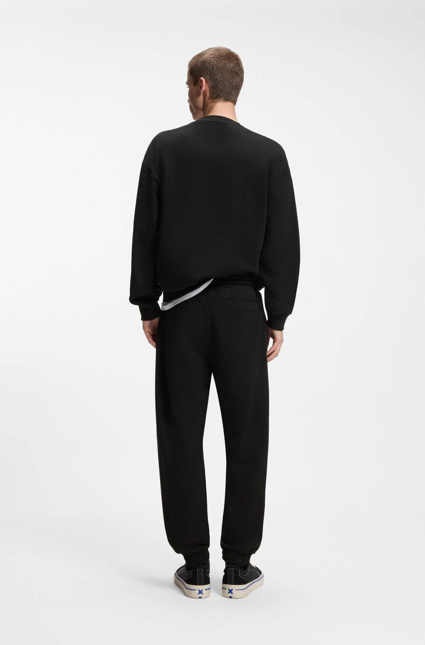 Bas de survêtement en molleton de coton avec logo en dégradé