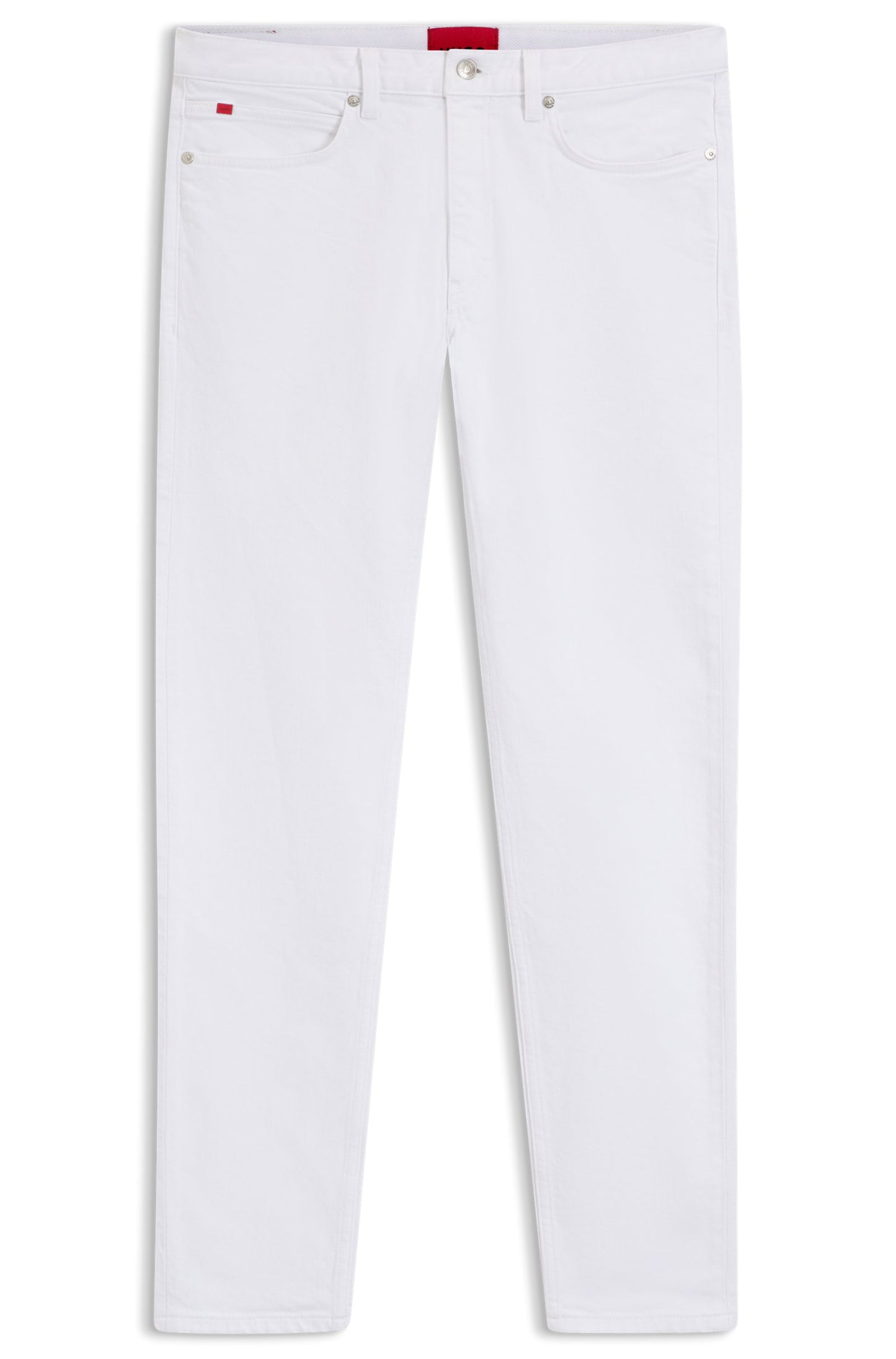 Jean en denim stretch confortable blanc