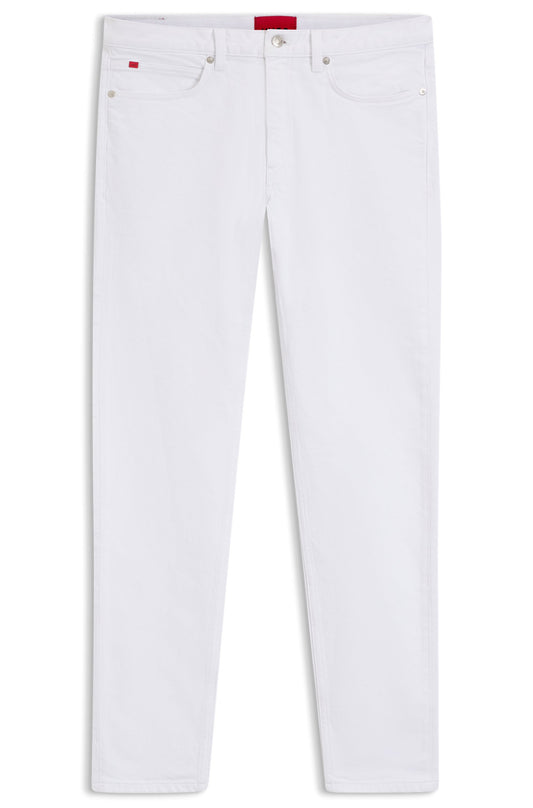 Jean en denim stretch confortable blanc