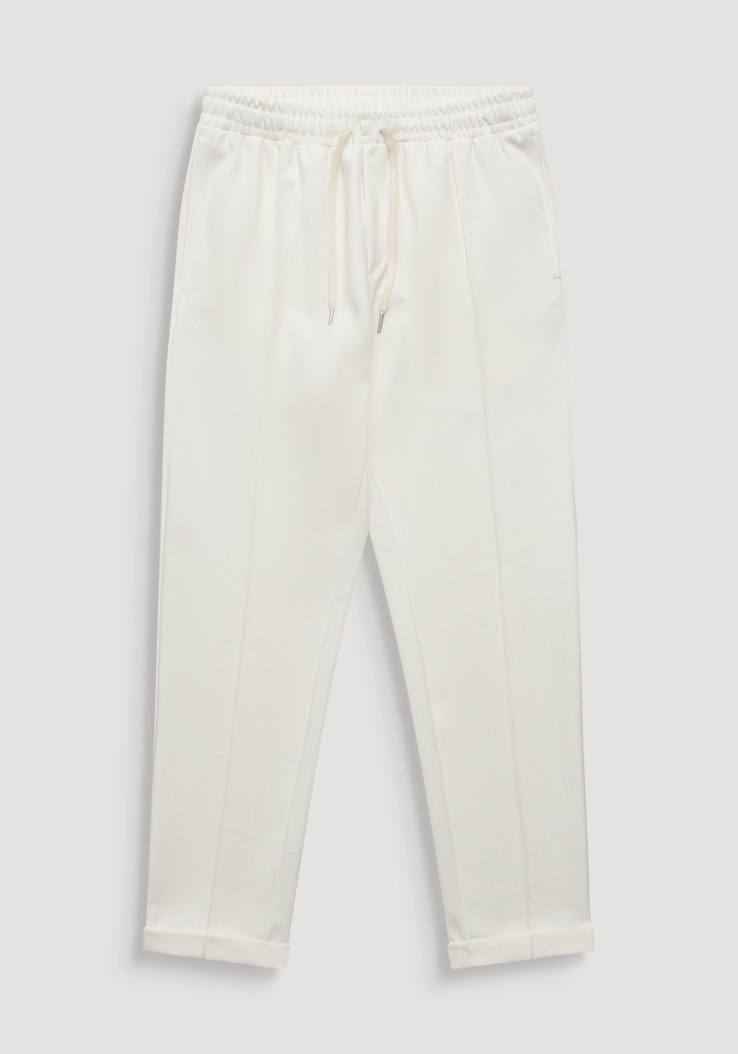 PANTALON REGULAR FIT « CODY » EN SERGÉ DE COTON ÉLASTIQUE