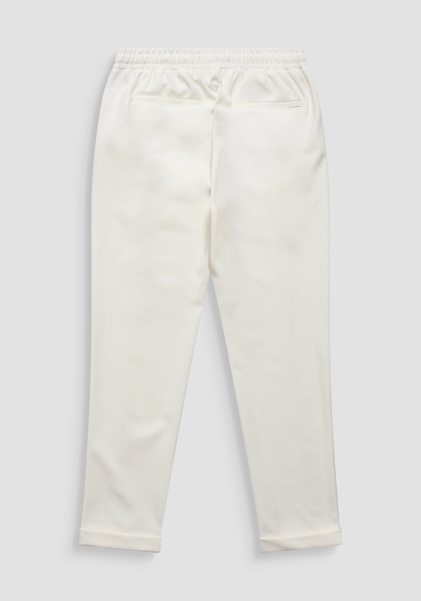 PANTALON REGULAR FIT « CODY » EN SERGÉ DE COTON ÉLASTIQUE