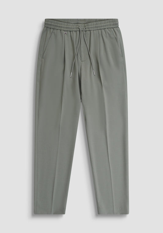 "NEIL" REGULAR FIT TROUSERS IN STRETCH VISCOSE BLEND