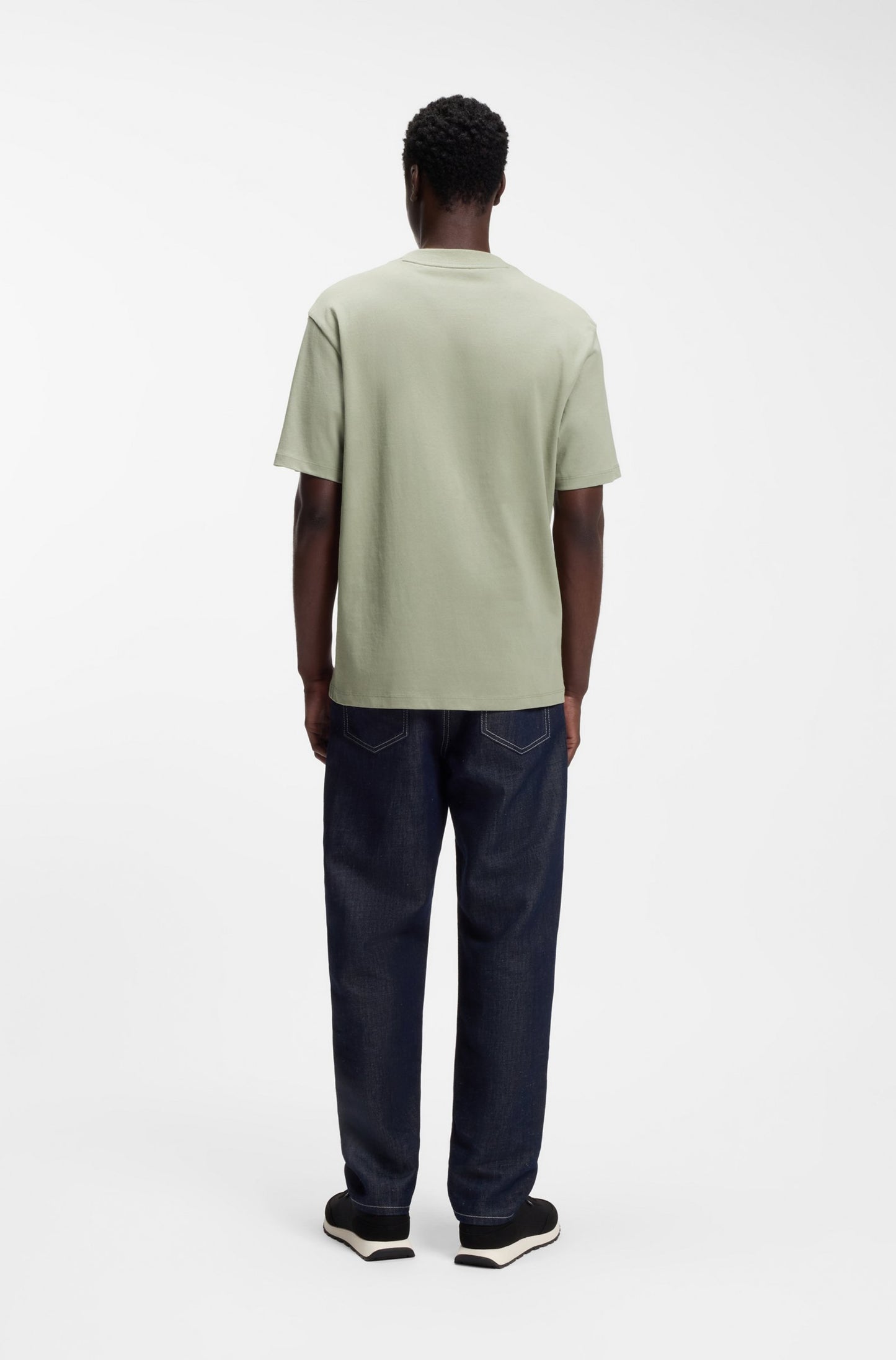 T-shirt décontracté en coton à logo imprimé