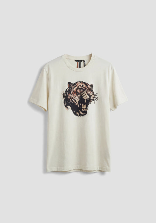 T-SHIRT REGULAR FIT EN JERSEY DE COTON AVEC IMPRIMÉ