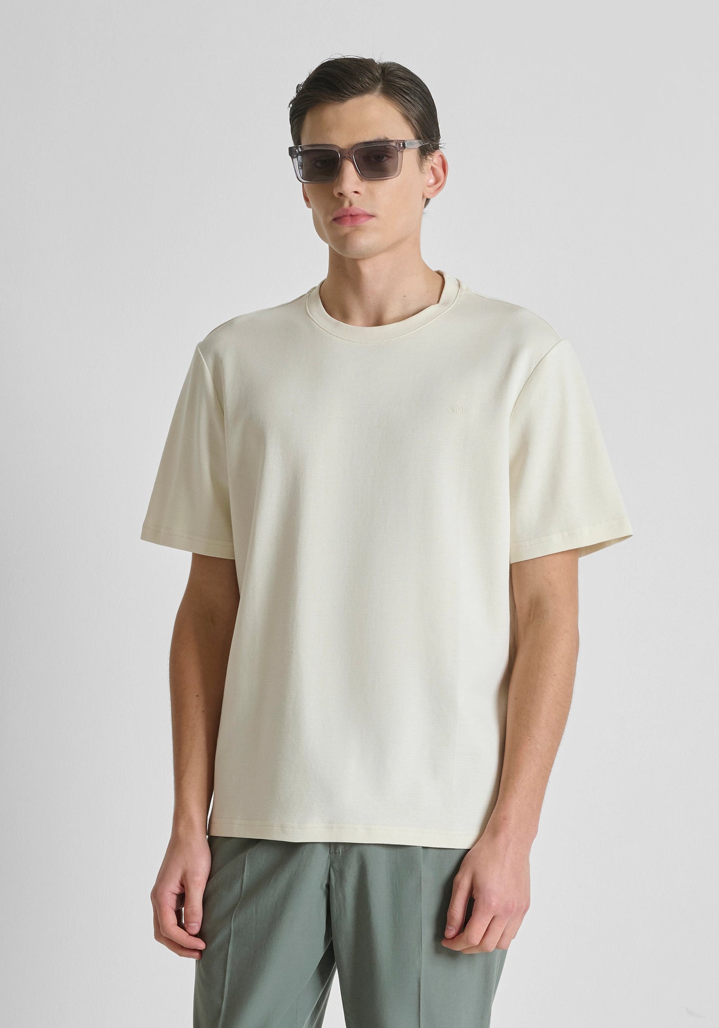 T-SHIRT RELAXED FIT EN JERSEY DE COTON AVEC LOGO IMPRIMÉ