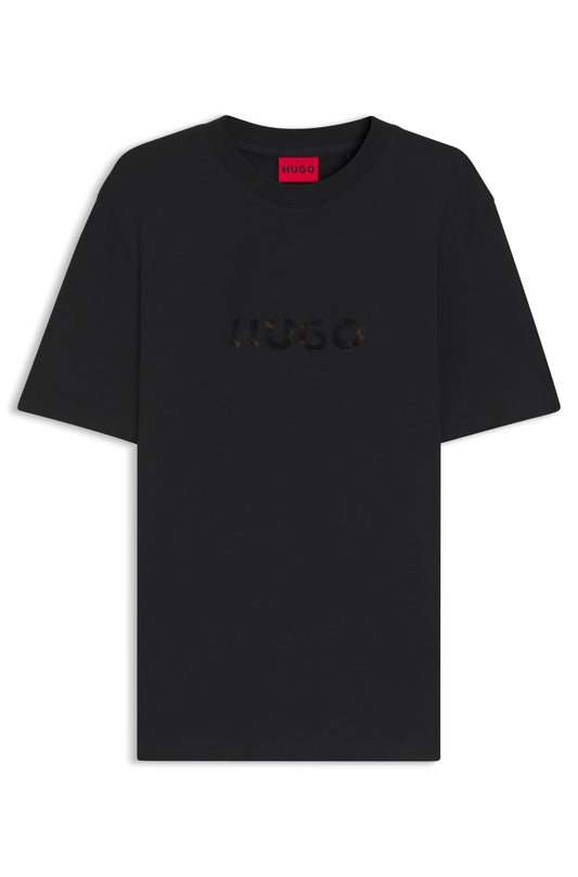 T-shirt en coton jersey logo écaille de tortue