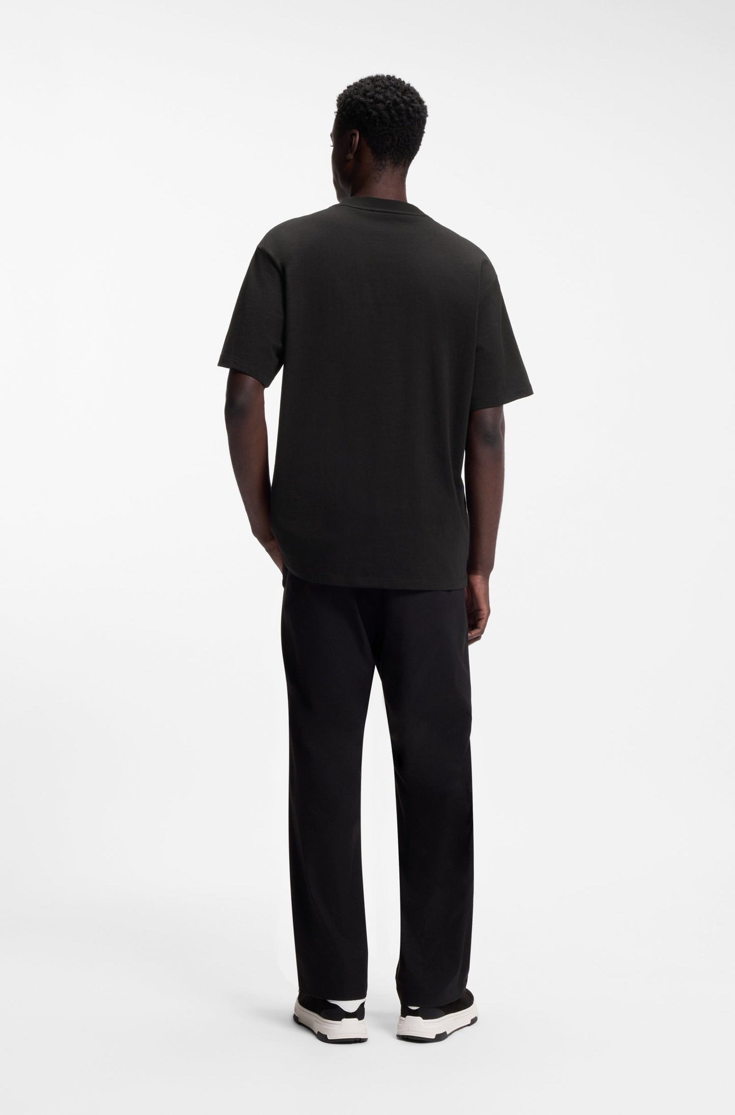 T-shirt en jersey de coton à logo brodé