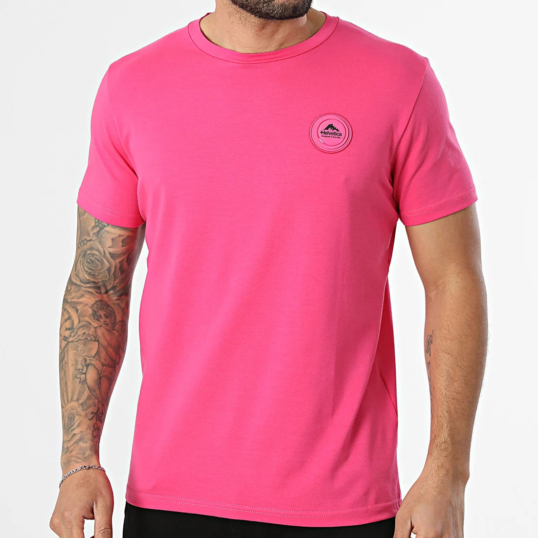 Tee Shirt Ajaccio 12 Rose Fuchsia
