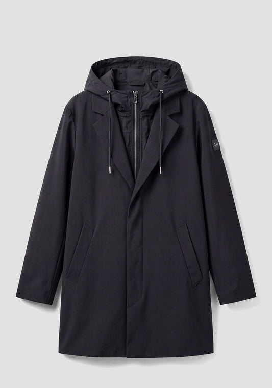 IMPERMÉABLE REGULAR FIT EN TISSU TECHNIQUE