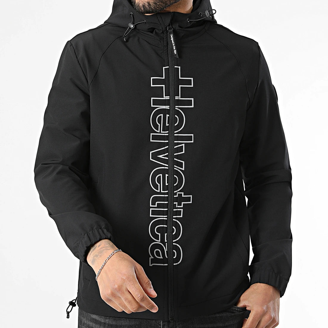 Veste Capuche Zippée Bahia Noir