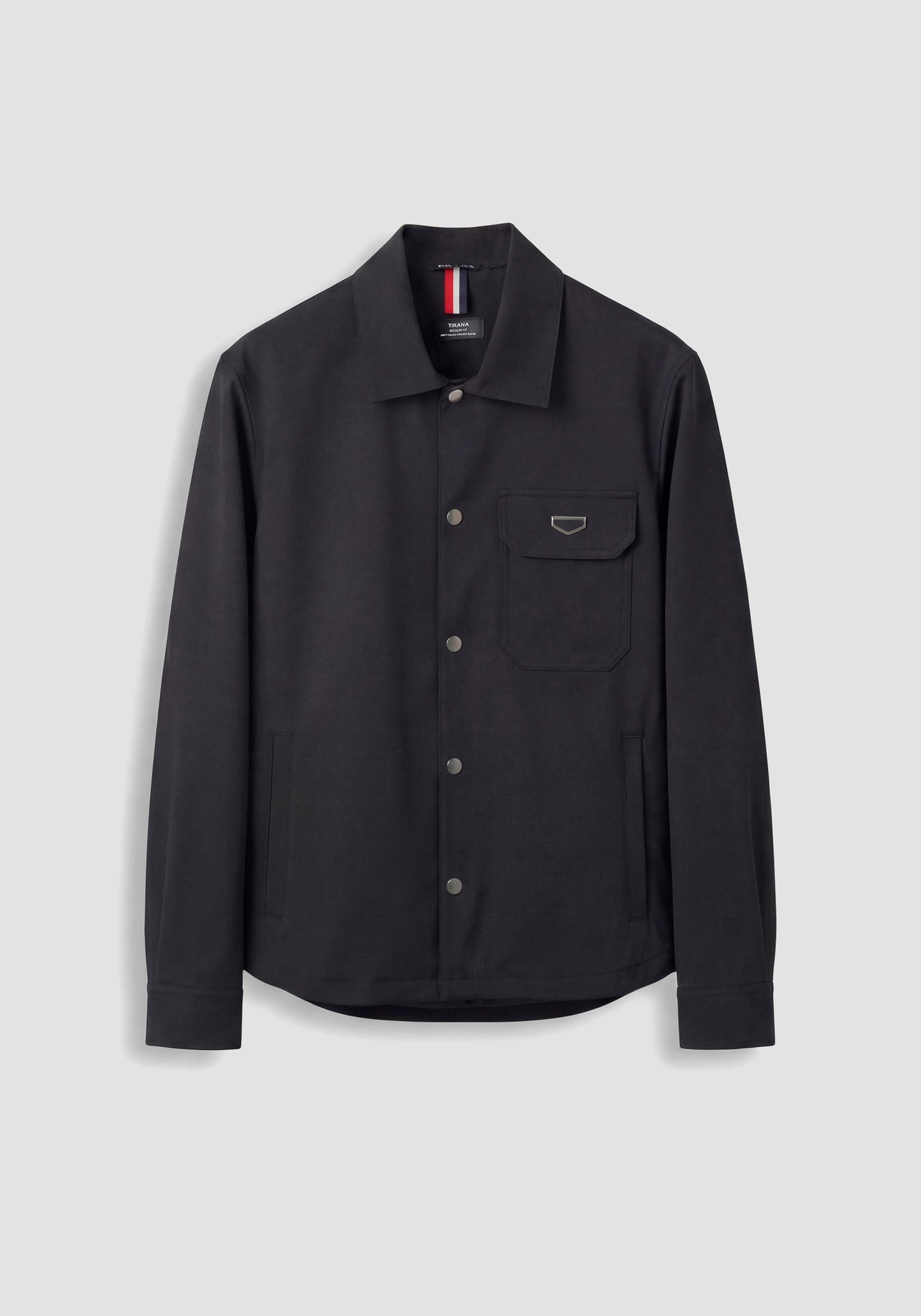 CHEMISE REGULAR FIT « TIRANA » EN VISCOSE MÉLANGÉE COMPOUND ÉLASTIQUE