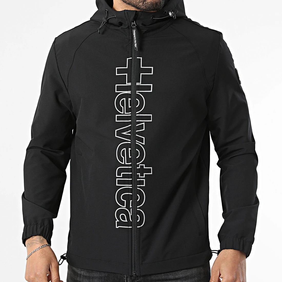 Veste Capuche Zippée Bahia Noir